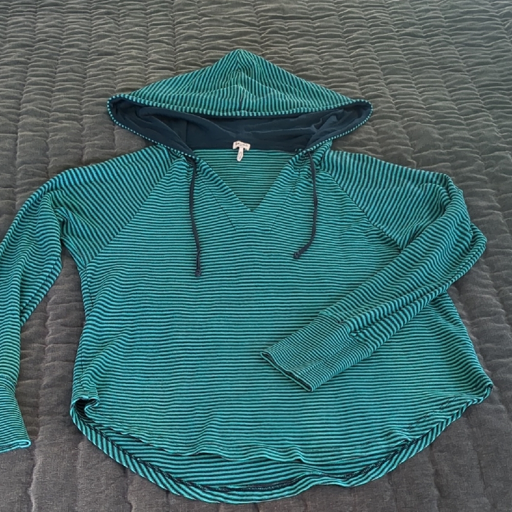Splendid hooded Striped Top